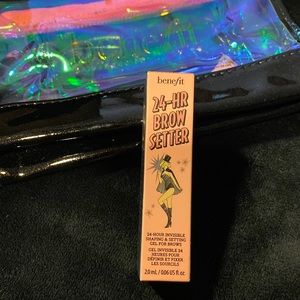 Benefit 24 Hour Brow Setter + Benefit Clear Cosmetic Bag